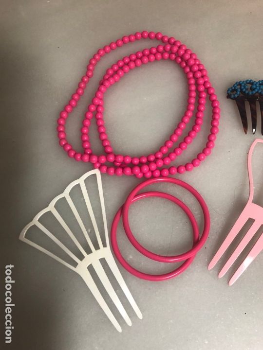 Antig&uuml;edades: LOTE ACCESORIOS COLLAR PEINAS PENDIENTES - Foto 3
