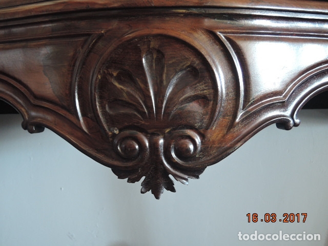 Antig&uuml;edades: CONSOLA ISABELINA MARMOL BLANCO - Foto 5