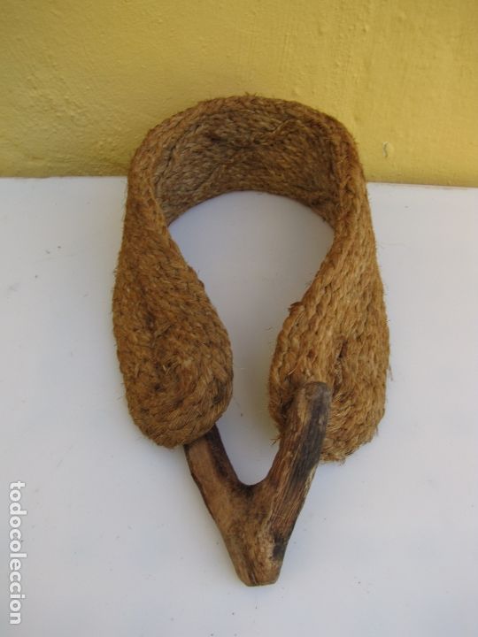 Antig&uuml;edades: Collera de esparto. Burro. 102 cm - Foto 5