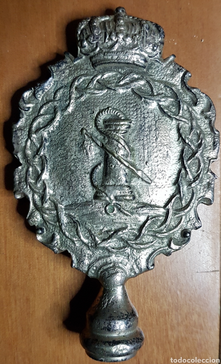 Antig&uuml;edades: Antiguo b&aacute;culo procesional bronce - Foto 1