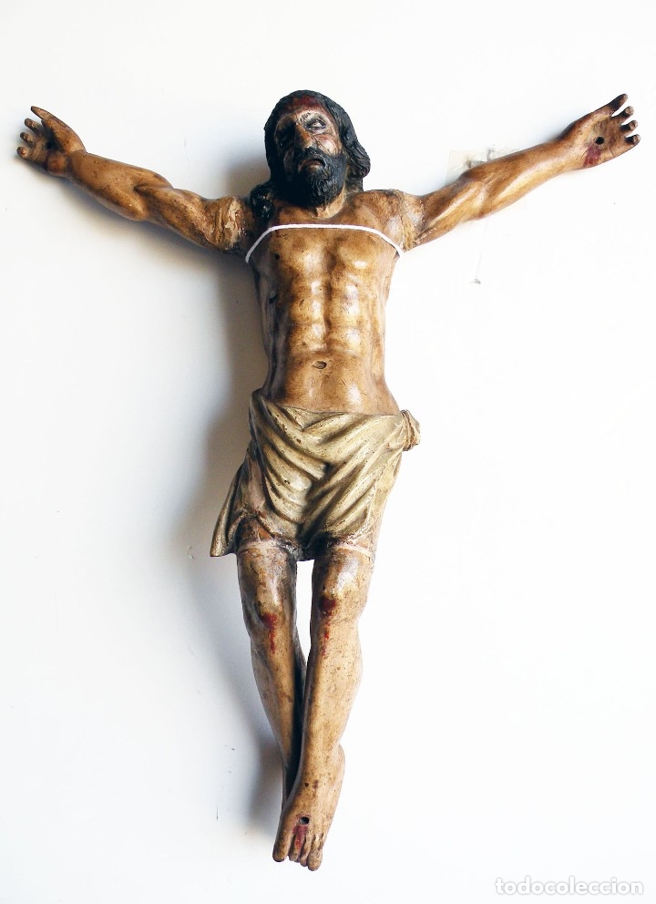 Antig&uuml;edades: CRISTO DE MADERA ANTIGUO - Foto 1