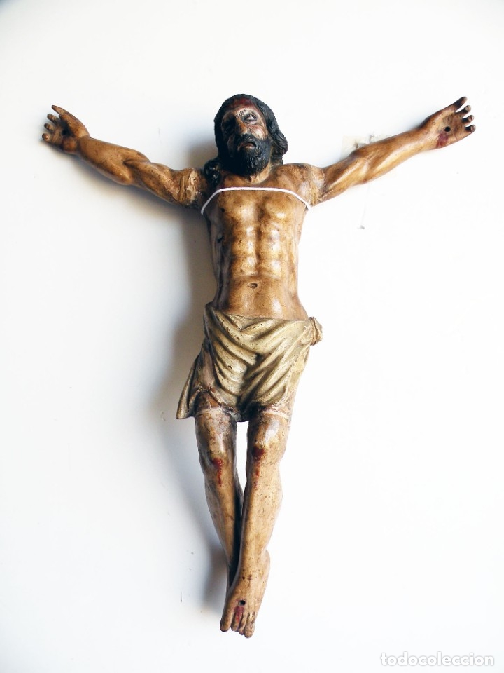Antig&uuml;edades: CRISTO DE MADERA ANTIGUO - Foto 2