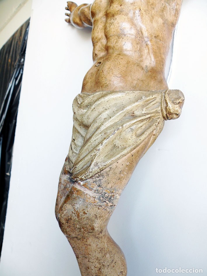 Antig&uuml;edades: CRISTO DE MADERA ANTIGUO - Foto 3