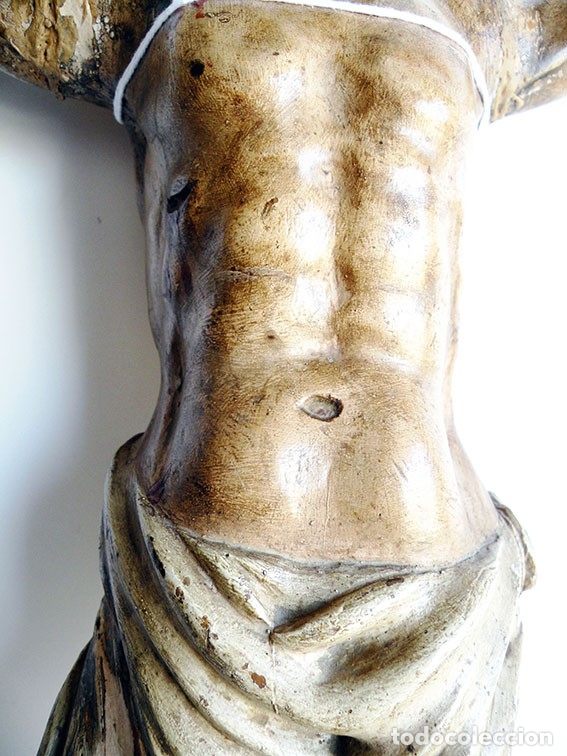 Antig&uuml;edades: CRISTO DE MADERA ANTIGUO - Foto 9