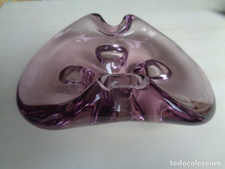 Antig&uuml;edades: PLATO DECORATIVO MULTIUSOS DE CRISTAL - Foto 3