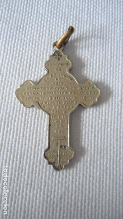 Antig&uuml;edades: MEDALLA DE METAL DE SAN FRANCISCO DE ASIS - Foto 2