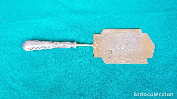 Antiguidades: ANTIGUA PALETA PARA SERVIR PASTELES, TARTAS, ETC.