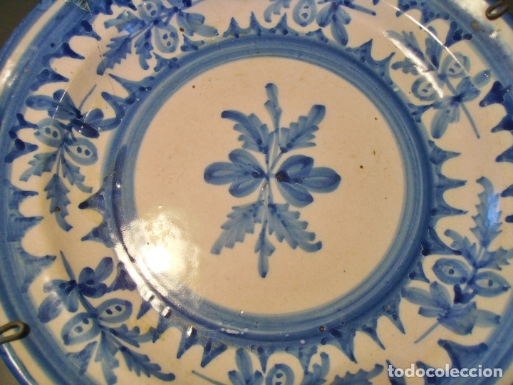 Antig&uuml;edades: EXCEPCIONAL  PLATO  CER&Aacute;MICA  DE  MANISES  XIX - Foto 8