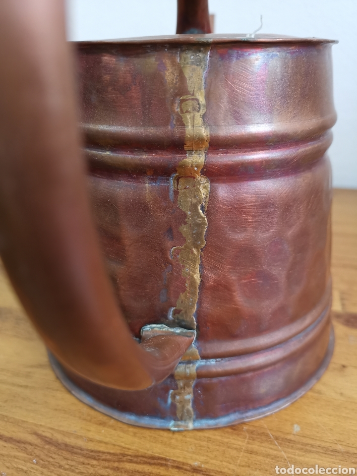 Antig&uuml;edades: Regadora Antigua de cobre - Foto 11