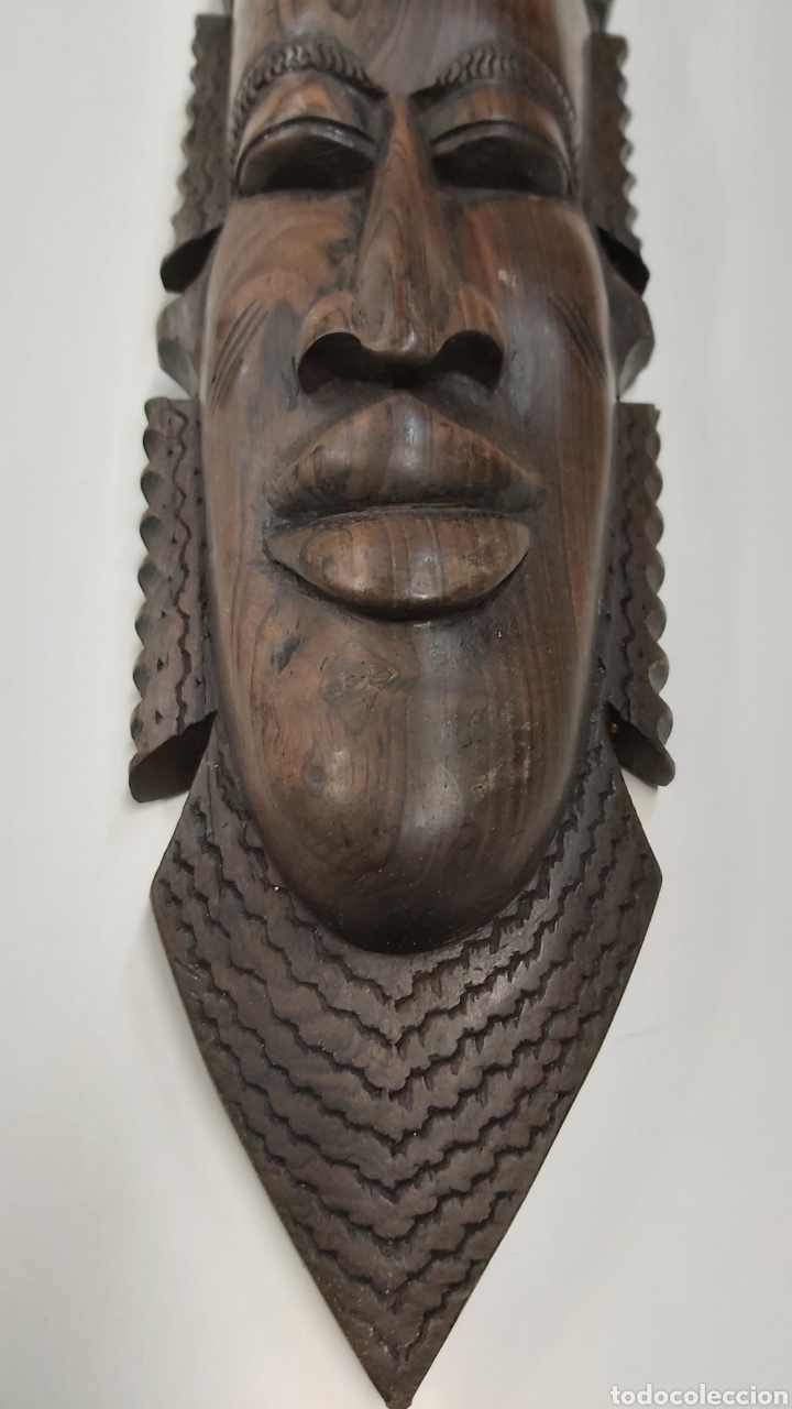 Antig&uuml;edades: Mascara en ebano africana - Foto 3