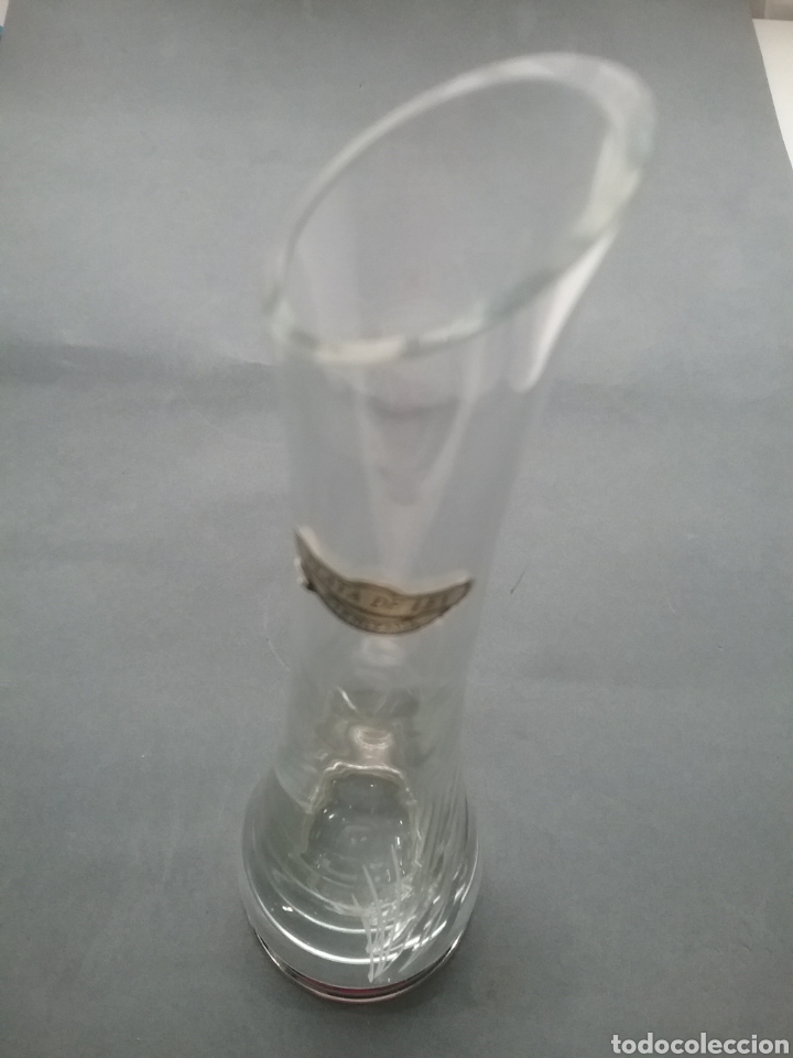 Antig&uuml;edades: Violetero en cristal tallado y base en plata. - Foto 2