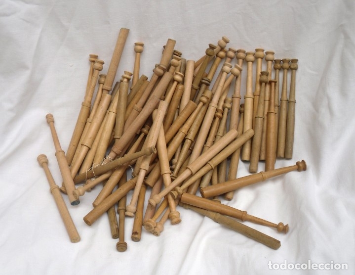 Antig&uuml;edades: bolillos de madera - Foto 2
