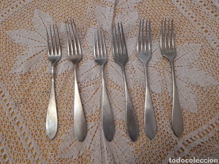 Antig&uuml;edades: Lote variado 39 antiguos cubiertos - Foto 32