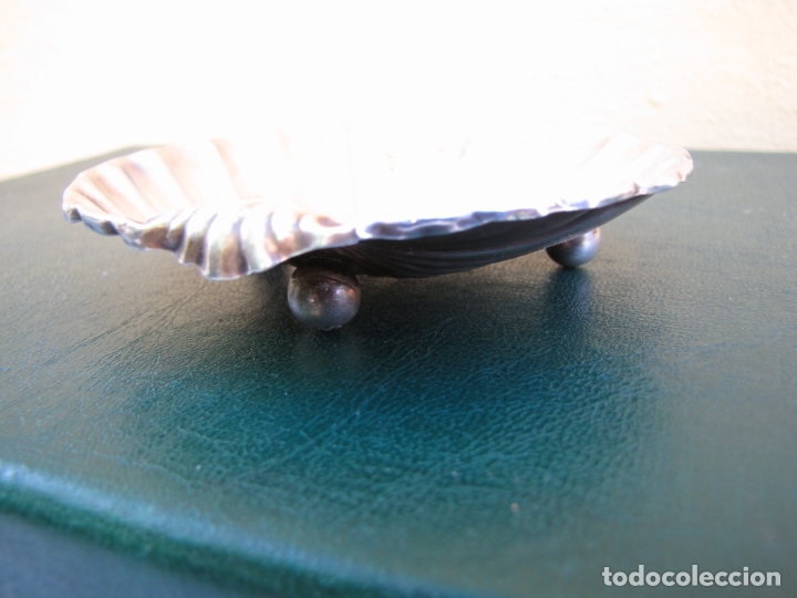 Antig&uuml;edades: Sencilla concha bautizo en plata contrastada - Foto 5