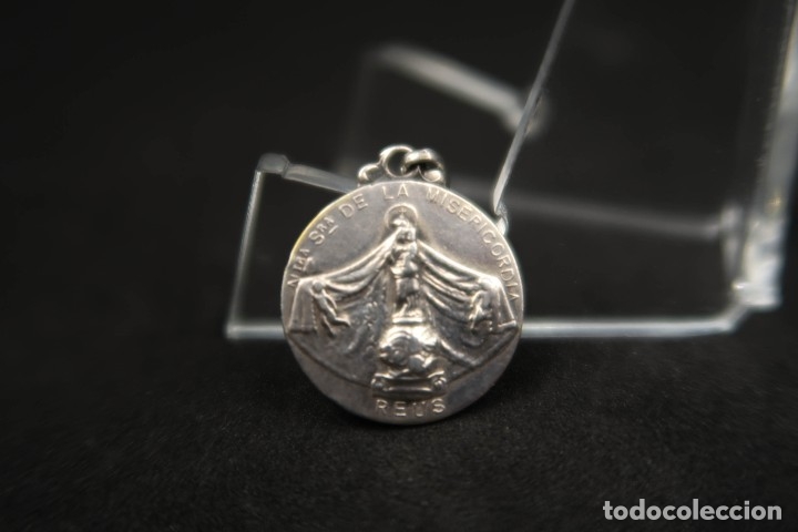 Antig&uuml;edades: Antigua Medalla Religiosa Plata - Foto 1