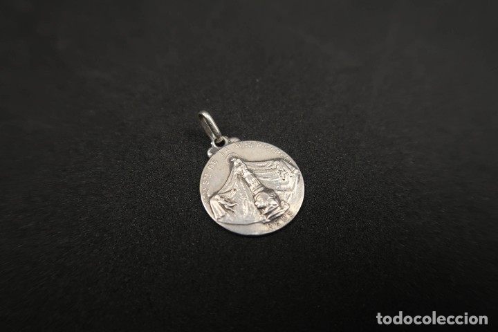Antig&uuml;edades: Antigua Medalla Religiosa Plata - Foto 5