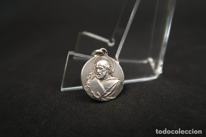 Antig&uuml;edades: Antigua Medalla Religiosa Plata - Foto 1