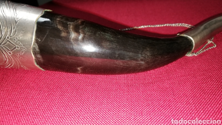 Antig&uuml;edades: BONITO CUERNO VASO PARA BEBIDAS - Foto 4
