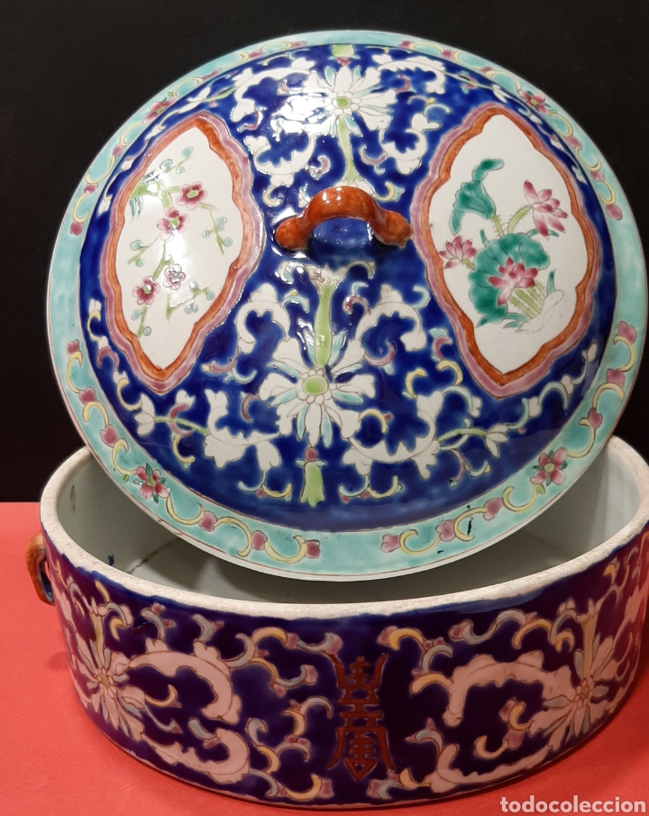 Antig&uuml;edades: ANTIGUA SOPERA CHINA CON MARCAS. - Foto 2