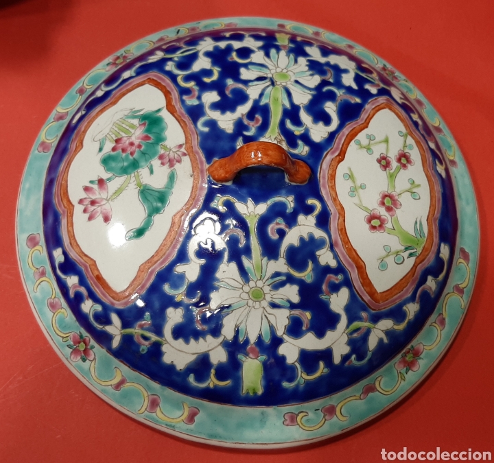 Antig&uuml;edades: ANTIGUA SOPERA CHINA CON MARCAS. - Foto 4