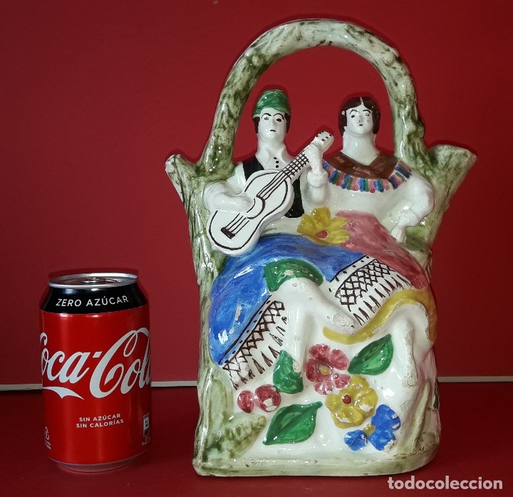 Antig&uuml;edades: ANTIGUO BOTIJO DE MANISES - Foto 1