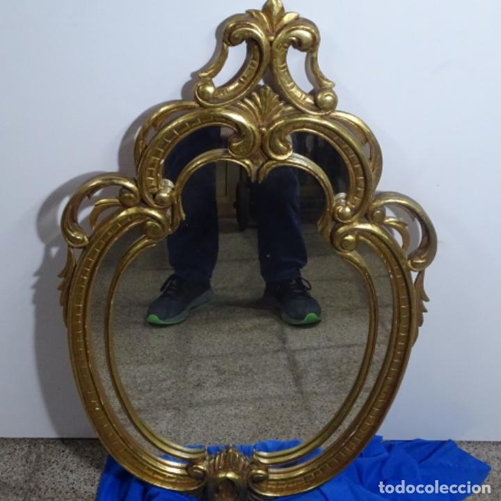 Antig&uuml;edades: Espejo cornucopia de madera. - Foto 7