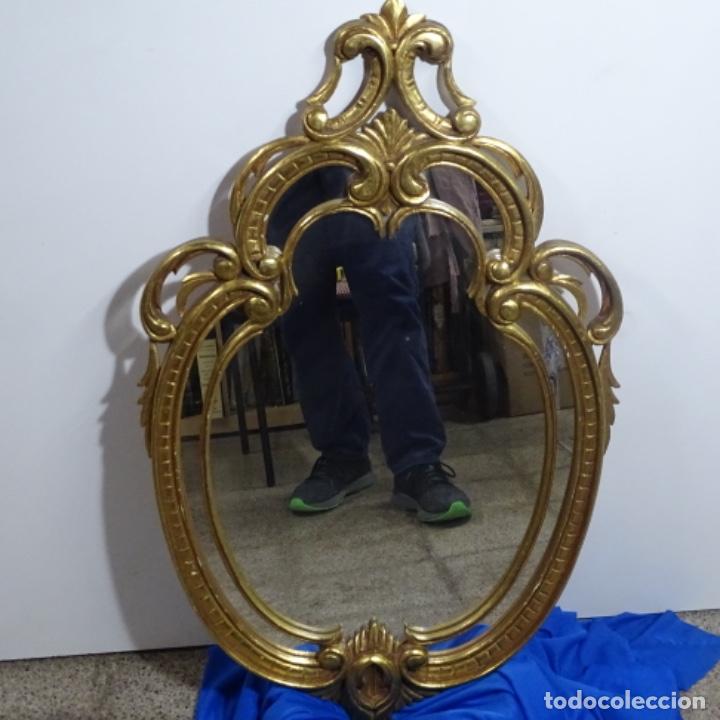 Antig&uuml;edades: Espejo cornucopia de madera. - Foto 8