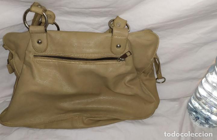 Antig&uuml;edades: Bolso cuero marron kaki - Foto 1