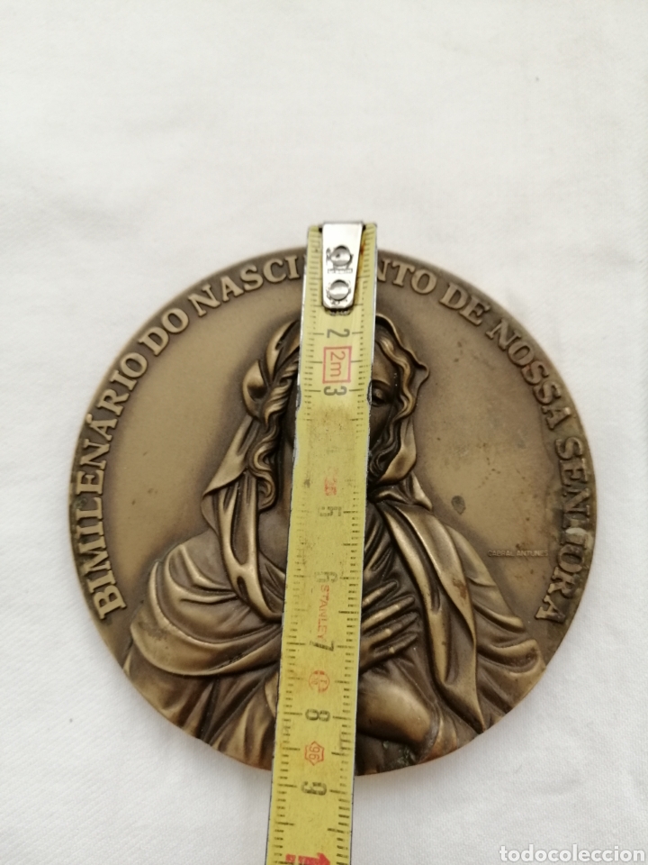 Antig&uuml;edades: Antiguos Medallones Virgen en Bronce. - Foto 9