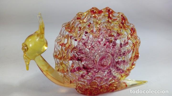 caracol bebe en cristal latimo de murano con in - Acheter Cristal et verre  ancien de Murano sur todocoleccion