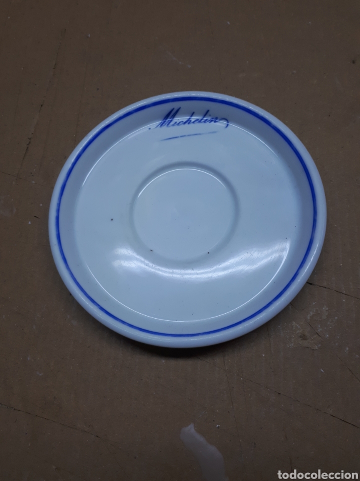 Antig&uuml;edades: Platillo taza de cafe Michelin - Foto 1