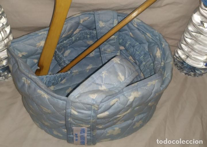 Antig&uuml;edades: Canasto redondo neceser bebe - Foto 1