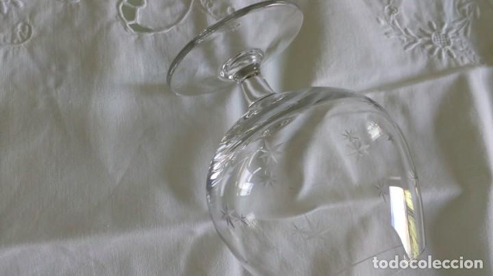 Antig&uuml;edades: JUEGO DE 6 COPAS DE BRANDY TALLADAS - Foto 4