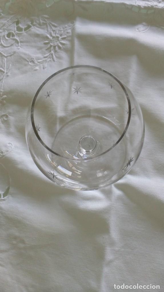 Antig&uuml;edades: JUEGO DE 6 COPAS DE BRANDY TALLADAS - Foto 5