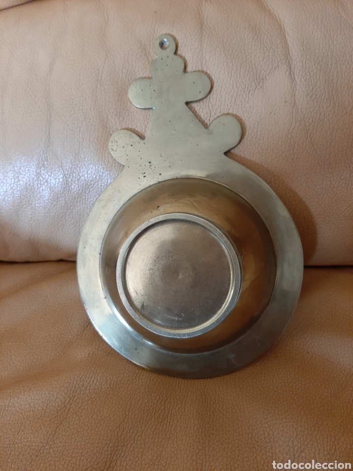 Antig&uuml;edades: Antigua escudilla de bronce - Foto 2