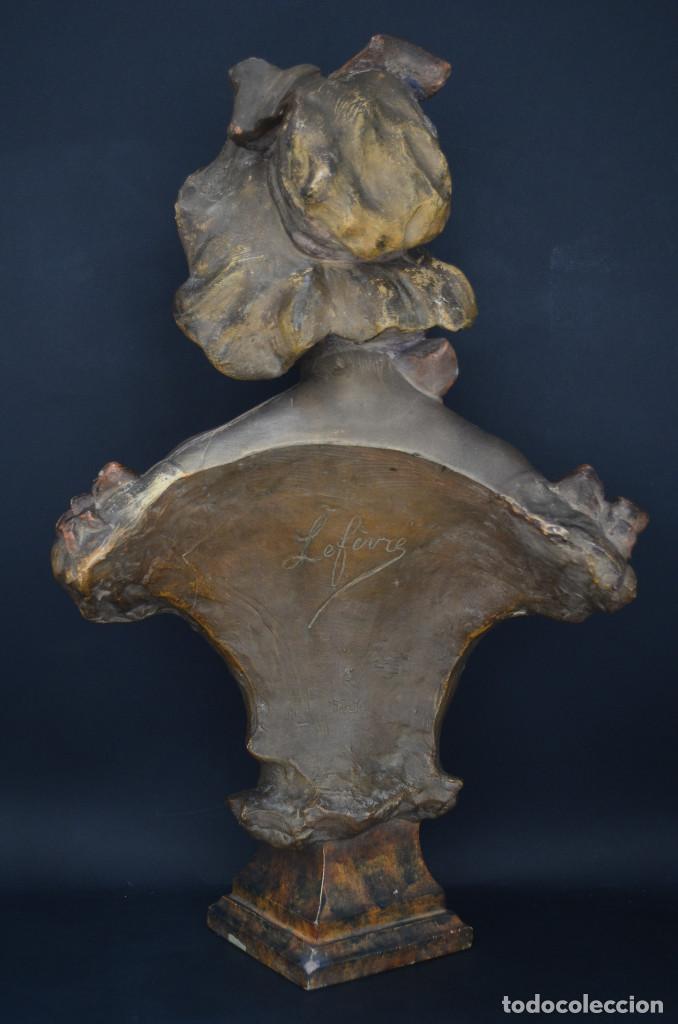 Antig&uuml;edades: BUSTO MUJER DE TERRACOTA - Foto 3