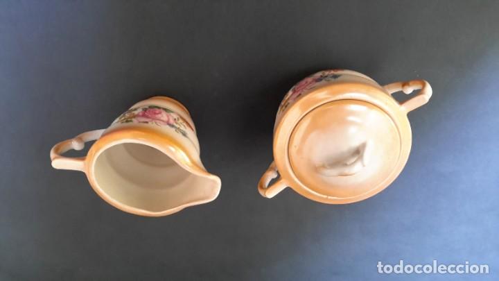Antig&uuml;edades: Jarrita para leche y azucarero - Foto 4