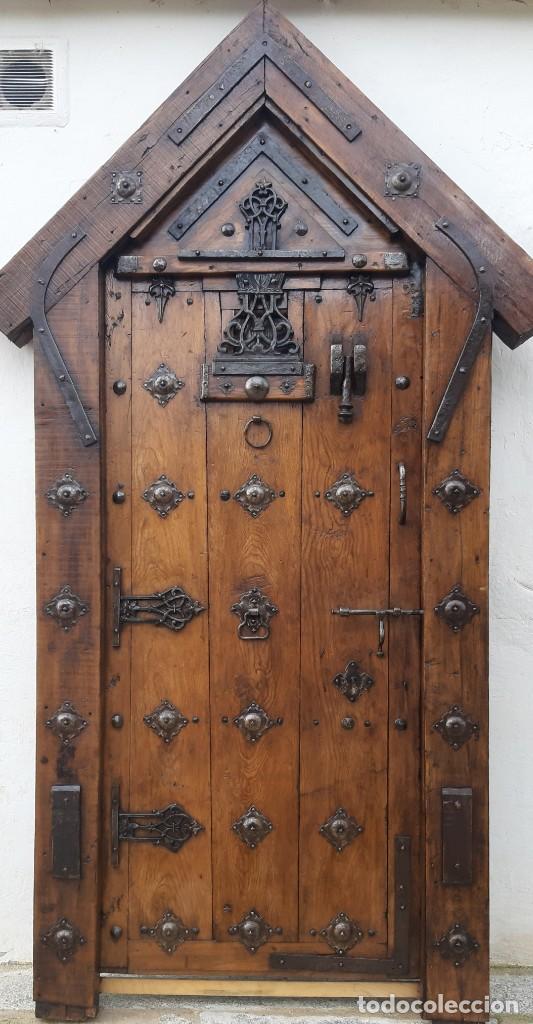Antig&uuml;edades: Puerta antig&uuml;a estilo capilla - Foto 5