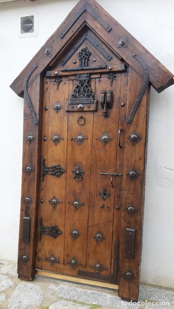 Antig&uuml;edades: Puerta antig&uuml;a estilo capilla - Foto 7