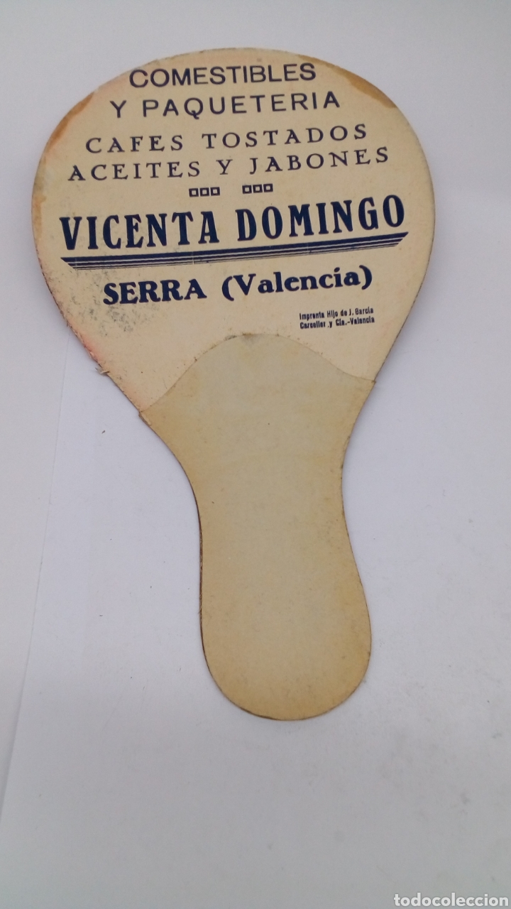 Antig&uuml;edades: Abanico antiguo de carton - Foto 2