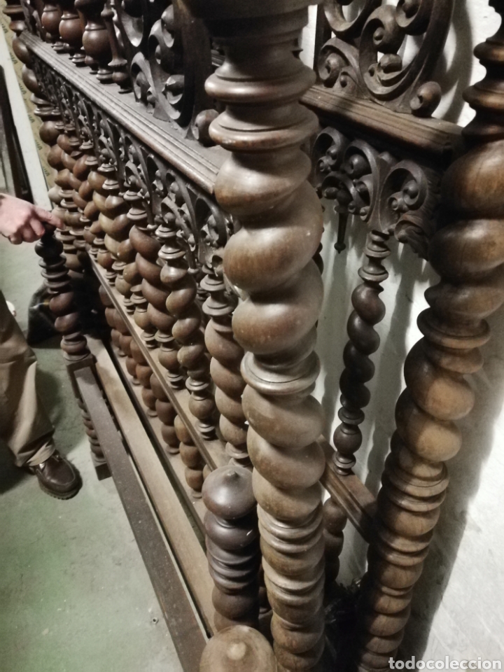 Antig&uuml;edades: Cama de casa palacio siglo XIX - Foto 8
