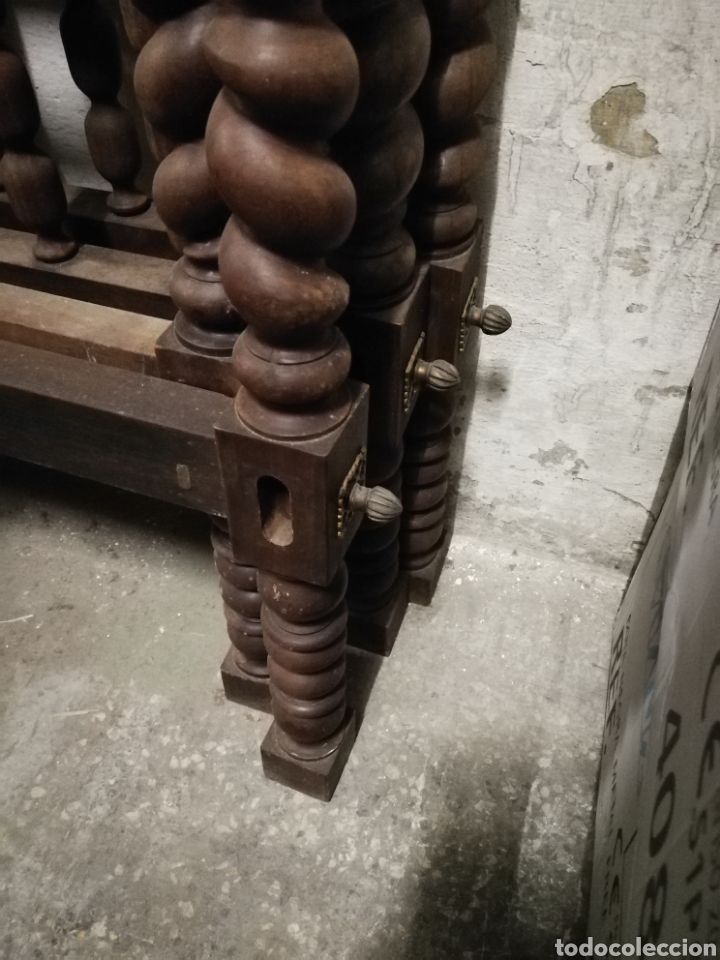 Antig&uuml;edades: Cama de casa palacio siglo XIX - Foto 12