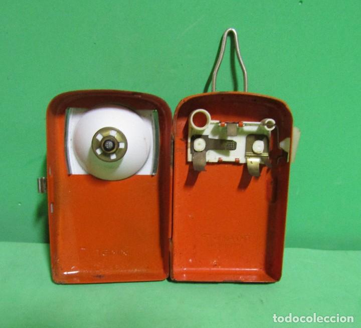 Antig&uuml;edades: LINTERNA TXIMIST TIPO ARRATE MADE IN SPAIN - Foto 3