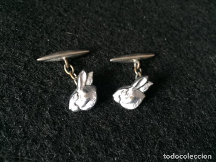 Antig&uuml;edades: Gemelos para ni&ntilde;@ , conejo - Foto 1