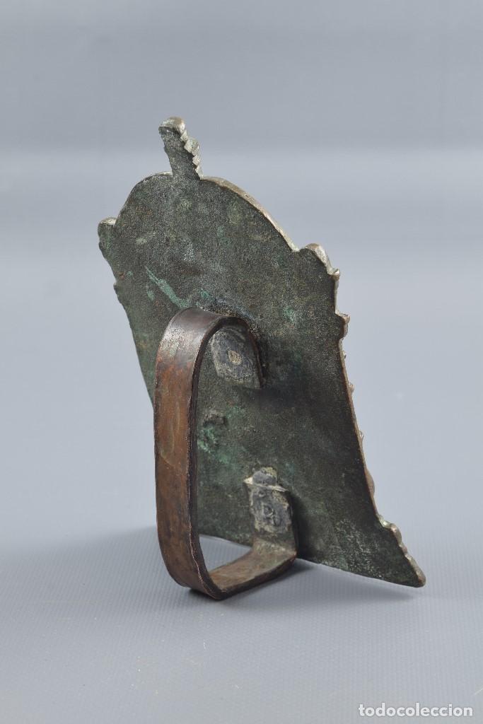 Antig&uuml;edades: Portapaz. Bronce. Siglo XVI. - Foto 4