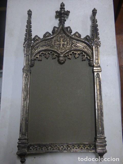 Antig&uuml;edades: soporte gotico para evangelios en broce - Foto 1