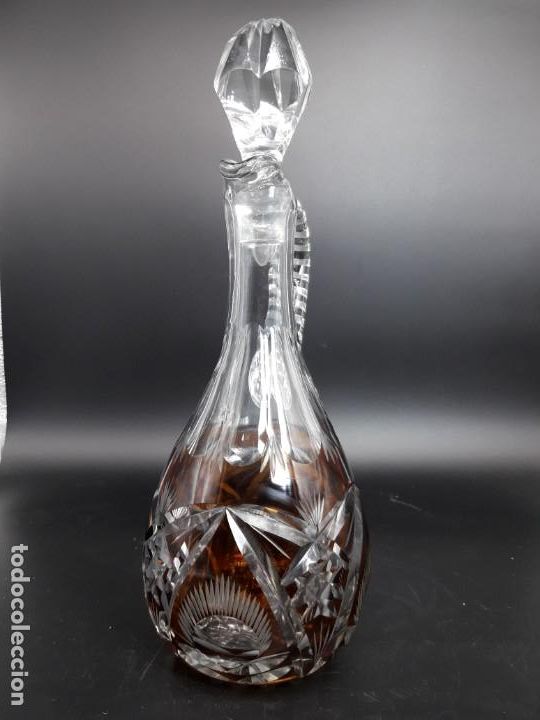 Antig&uuml;edades: Jarra cristal con tapa - Foto 3