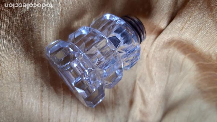 Antig&uuml;edades: Salero de cristal tallado y plata - Foto 14