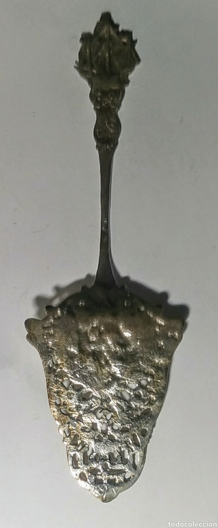 Antig&uuml;edades: Orfebrer&iacute;a, servidor plata, S XIX - Foto 2