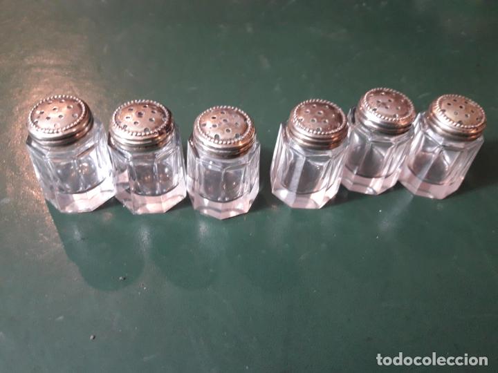 Antig&uuml;edades: Juego de 5 saleros - Foto 2